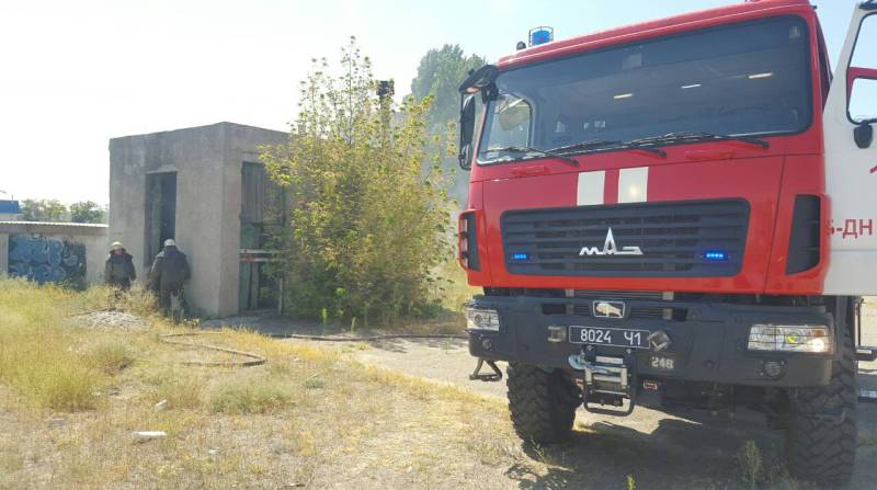В Белгород-Днестровском дети, не дожидаясь приезда спасателей, тушили пожар