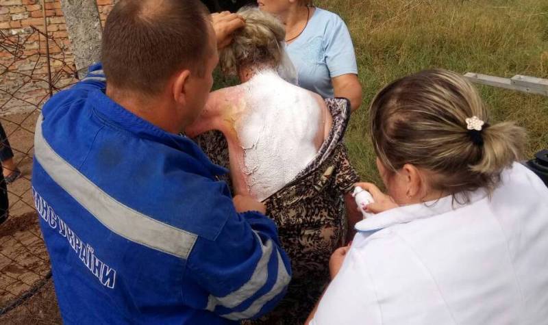 В Измаильском районе пенсионерка упала в костер и получила серьезные ожоги