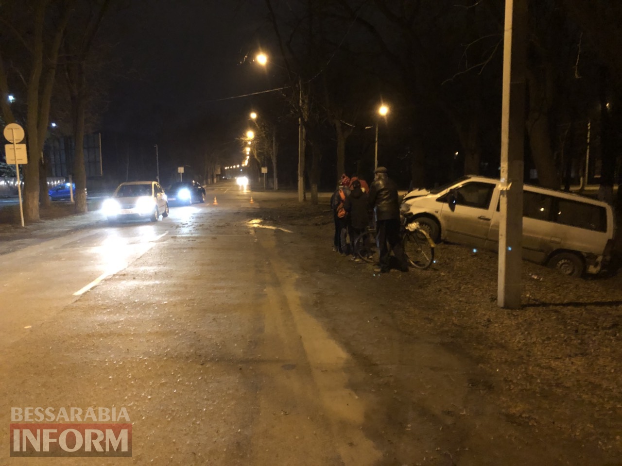 В Измаиле перекресток проспекта Суворова и Репина не поделили два автомобиля Mercedes-Benz