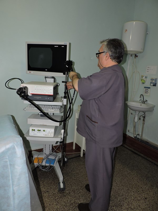 В Измаильской ЦРБ появился новый современный медицинский аппарат - видеогастроскоп