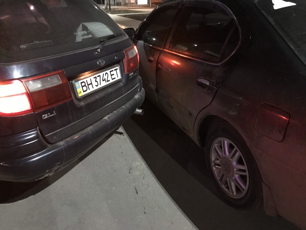 В Измаиле невнимательный таксист стал виновником ДТП