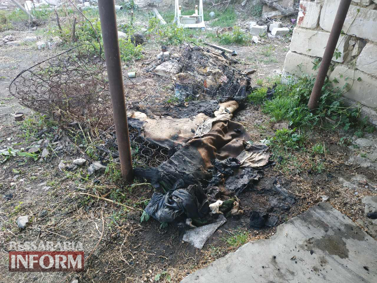 В селе Килийской ОТГ при пожаре погиб прикованный к постели пенсионер