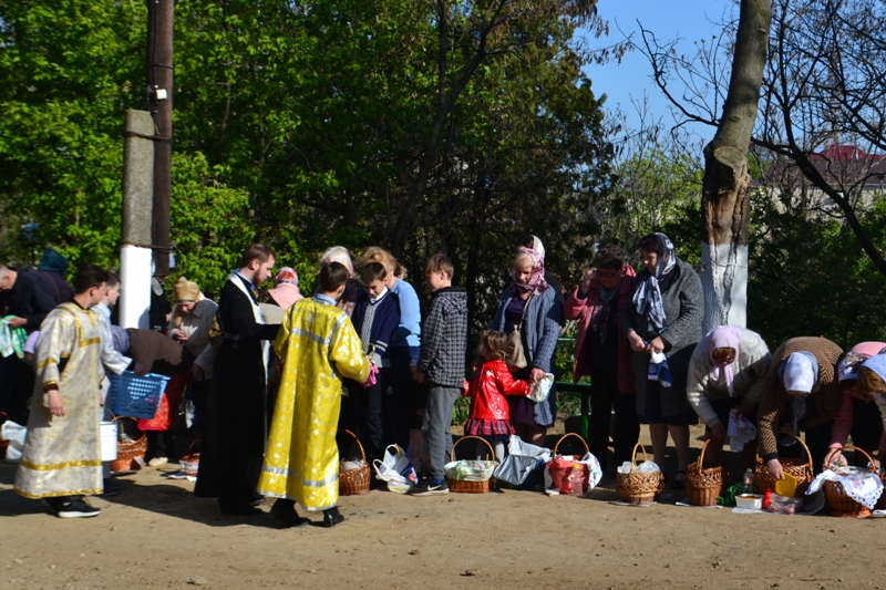 Праздник Пасхи в Свято-Вознесенском соборе Белгород-Днестровского