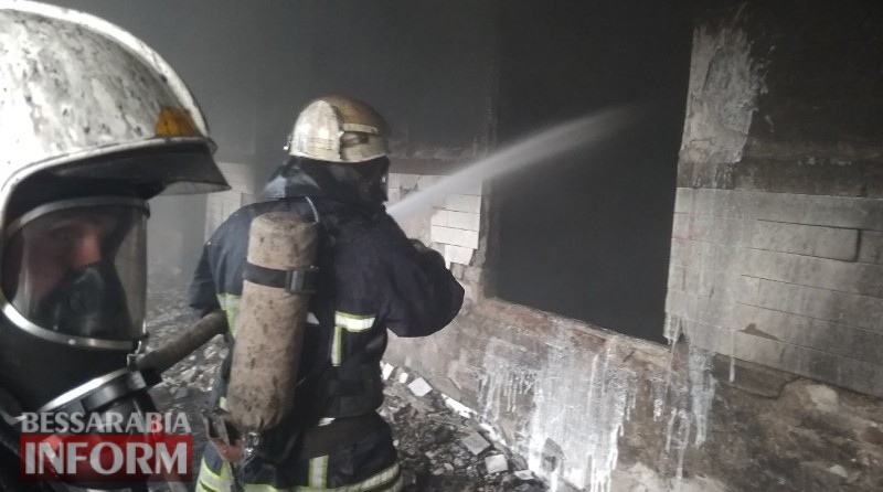 В Белгород-Днестровском произошел пожар на территории заброшенного памятника архитектуры