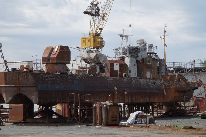 В Измаиле выполнили ремонт пограничного сторожевого катера "Нежин"