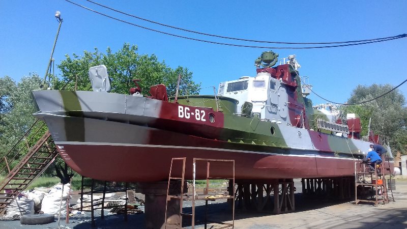 В Измаиле закончили ремонт ещё одного пограничного сторожевого катера