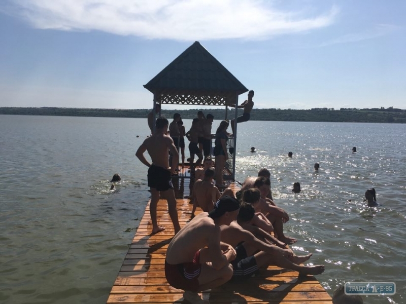 Жители Болграда теперь могут освежиться на городском пляже, который раскинулся на берегу озера Ялпуг