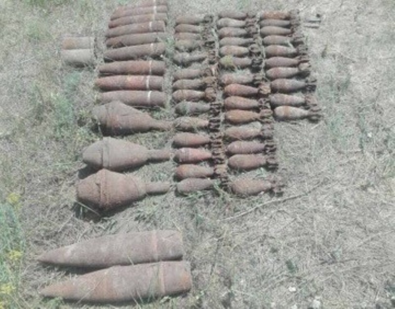 В Измаильском районе пиротехники изъяли и уничтожили арсенал боеприпасов времен Второй мировой войны