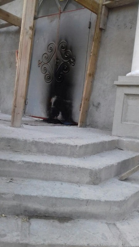 В Белгороде-Днестровском неизвестные пытались поджечь строящийся храм