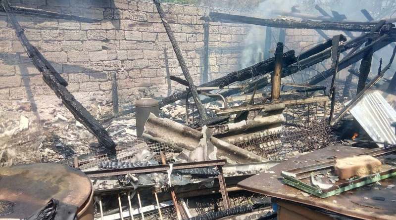 Дом спасли, но пострадала живность: в Татарбунарах из-за пожара погибли кролики и бройлеры