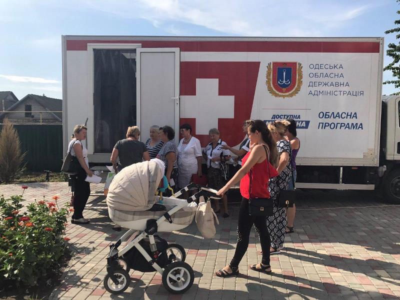 В Одесской области завершился второй этап проекта «Мобильная поликлиника»