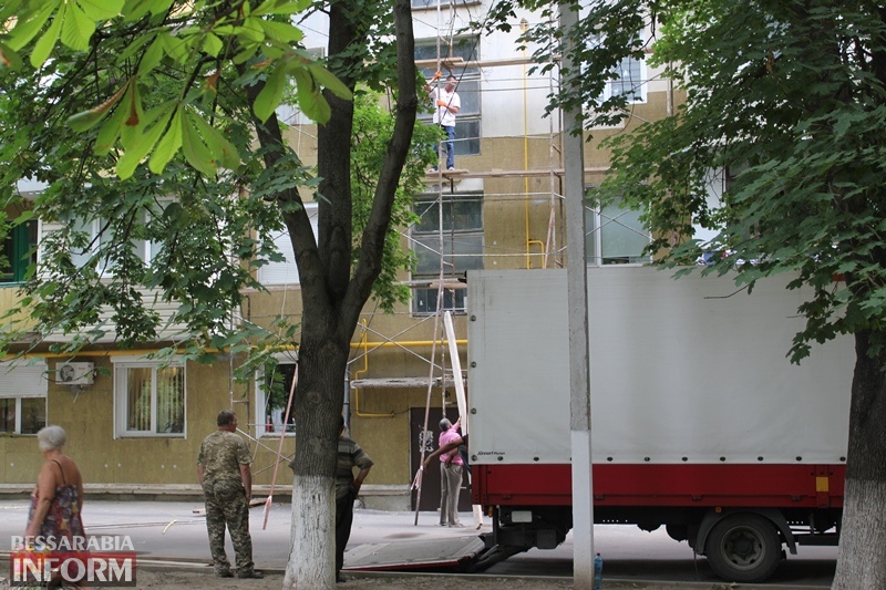 В Измаиле "сворачивают" капитальный ремонт дома, в котором расположен штаб партии "Слуга народа"