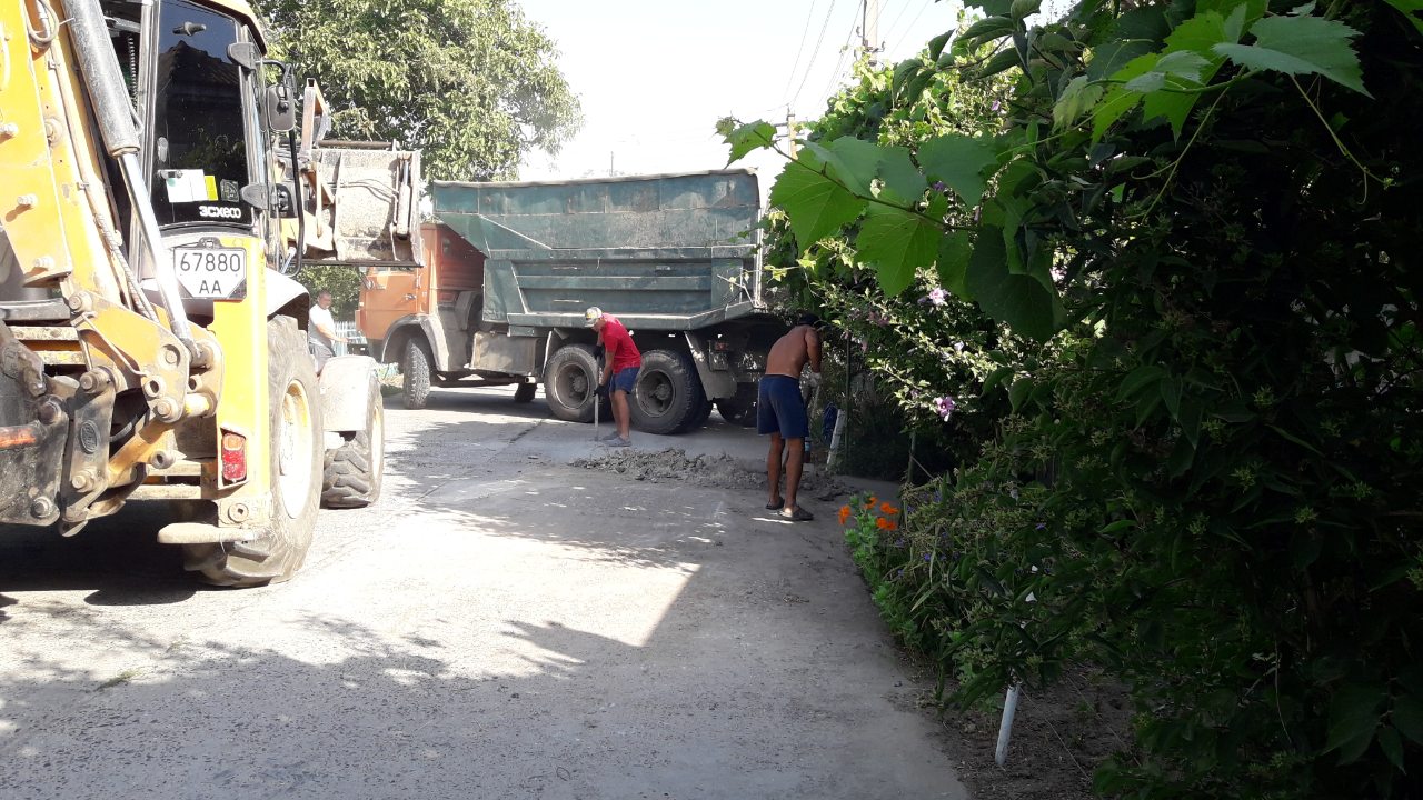 В селе Килийской ОТГ завершился ремонт дороги на центральной улице