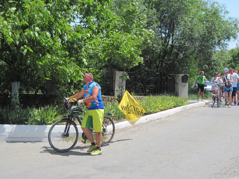 В Татарбунарах гостеприимно принимали участников велотура «Вижу! Могу! Помогу!»