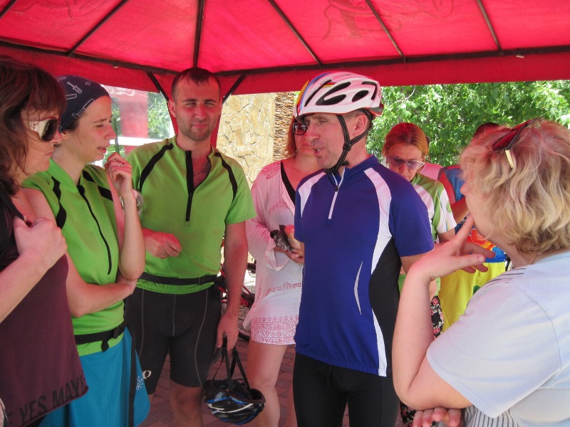 В Татарбунарах гостеприимно принимали участников велотура «Вижу! Могу! Помощь!»