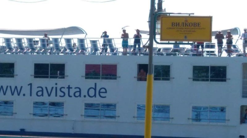 Вилково посетил круизный теплоход «Фиделио» с немецкими туристами на борту.