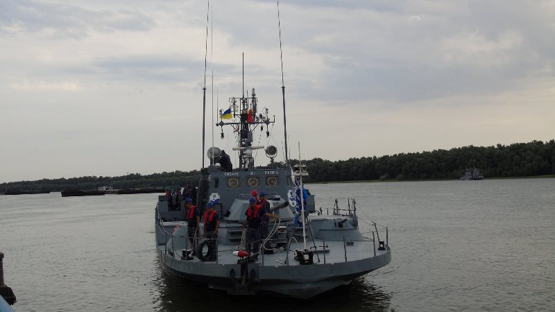 Международные учения продолжаются: в порт Измаил прибыла совместная тактическая группа военных катеров