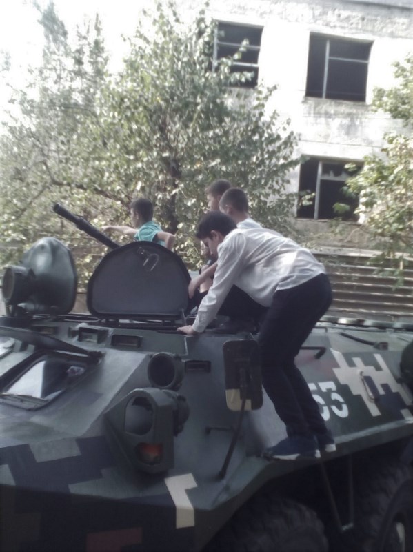 Измаильский погранотряд ко Дню города Рени устроил выставку военной техники