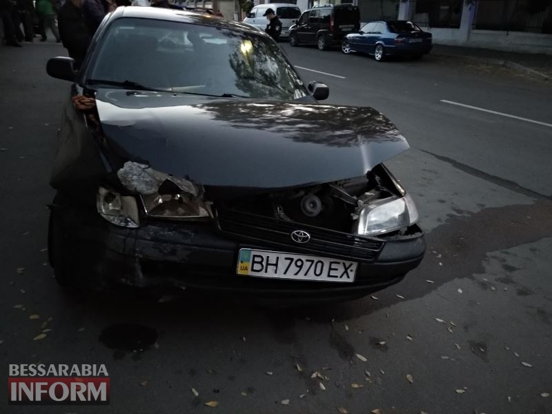 В Измаиле в аварию попал автомобиль патрульной полиции