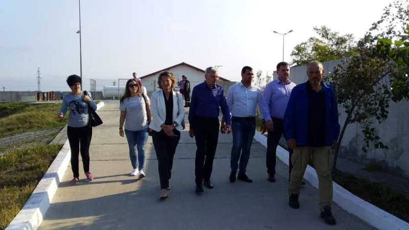 Реализация проекта "Чистая река": делегация из Измаила посетила в Тулче больницу, водоканал и управление инспекции по ЧС