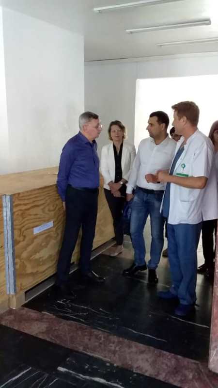 Реализация проекта "Чистая река": делегация из Измаила посетила в Тулче больницу, водоканал и управление инспекции по ЧМ