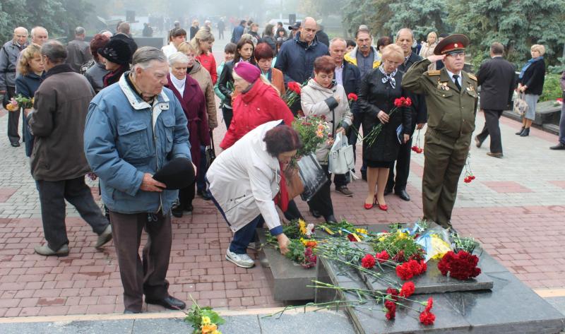 В Белгороде-Днестровском 75-ю годовщину освобождения Украины от нацистов отметили торжественным митингом