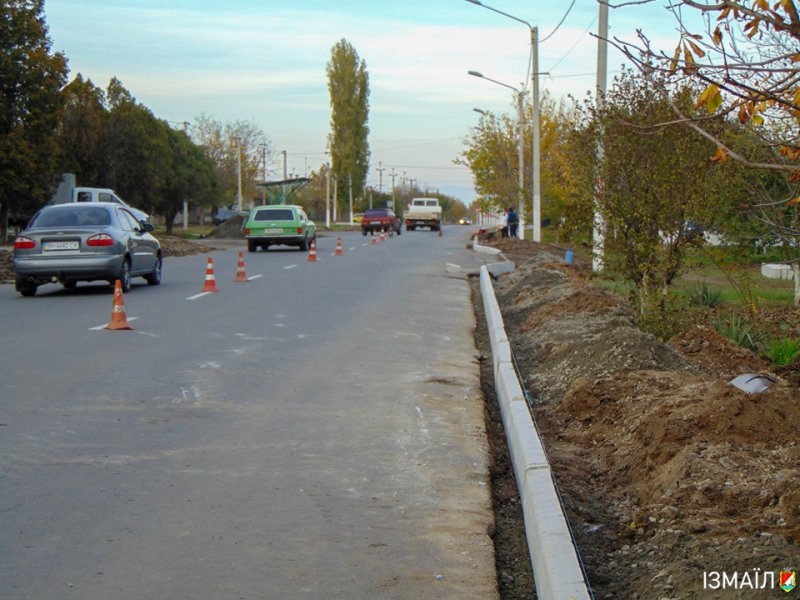 В Измаиле продолжается капремонт въезда в город - работы достигли участка между улицами Героев Крут и Короленко