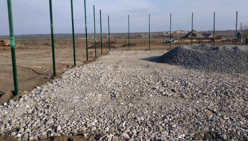 Белгород-Днестровский район: в Маразлиевской ОТГ скоро появится второе мини-поле с искусственным покрытием