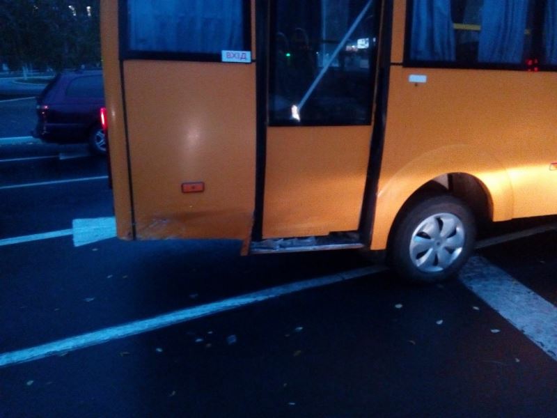 В Измаиле произошло ДТП с участием маршрутки и такси