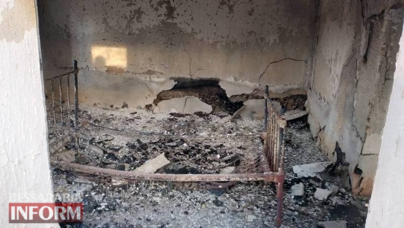 В Белгород-Днестровском районе на пожарище нашли обгоревшее тело хозяина дома
