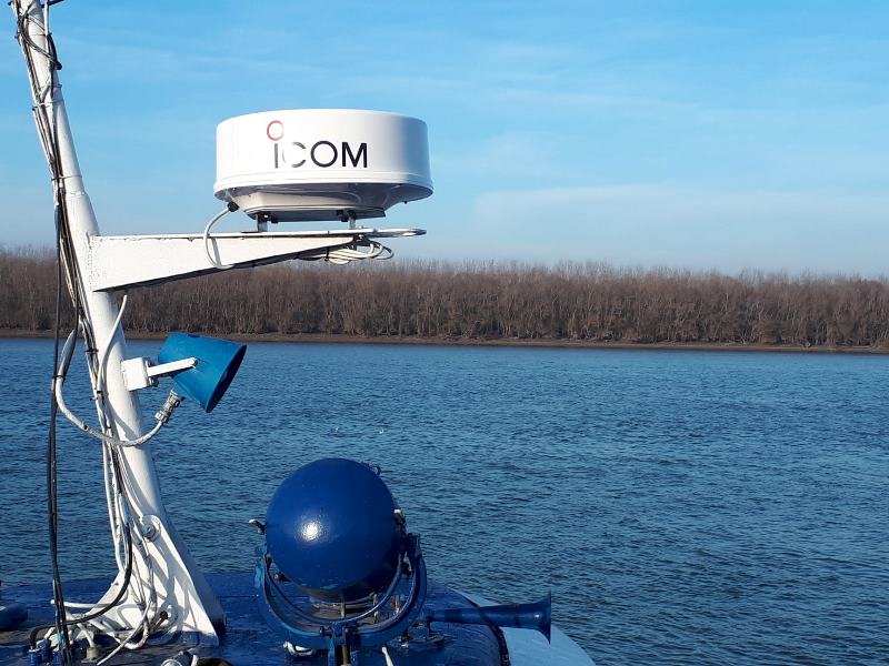 Ренийский порт купил радиолокационную станцию, которую установили на теплоход ледового класса, единственного в Дунайском регионе