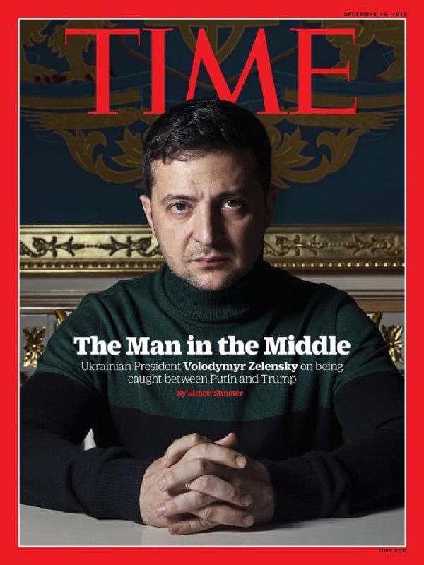 Зеленский стал первым президентом Украины, попавшим на обложку влиятельного журнала "Time"