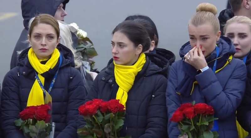 Авиакатастрофа в Иране: в "Борисполе" проходит прощание с погибшими украинцами