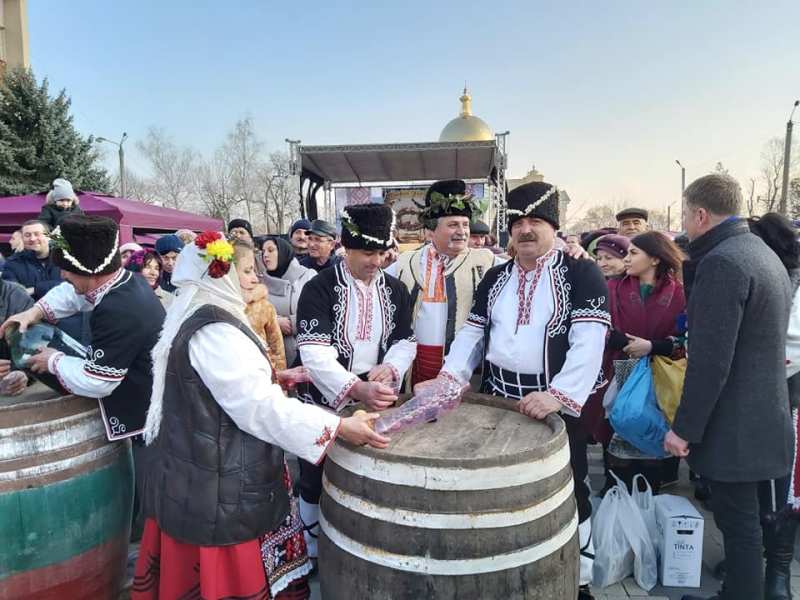 В Болграде отметили традиционный фестиваль «Трифон Зарезан» - одно из главных праздников болгар