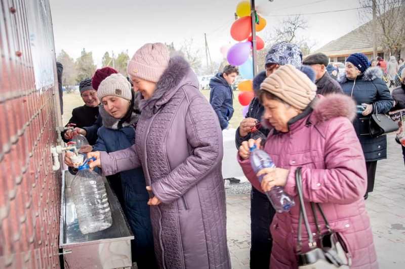 "Вода - источник жизни": в селе Килийского района открыли бювет с питьевой водой