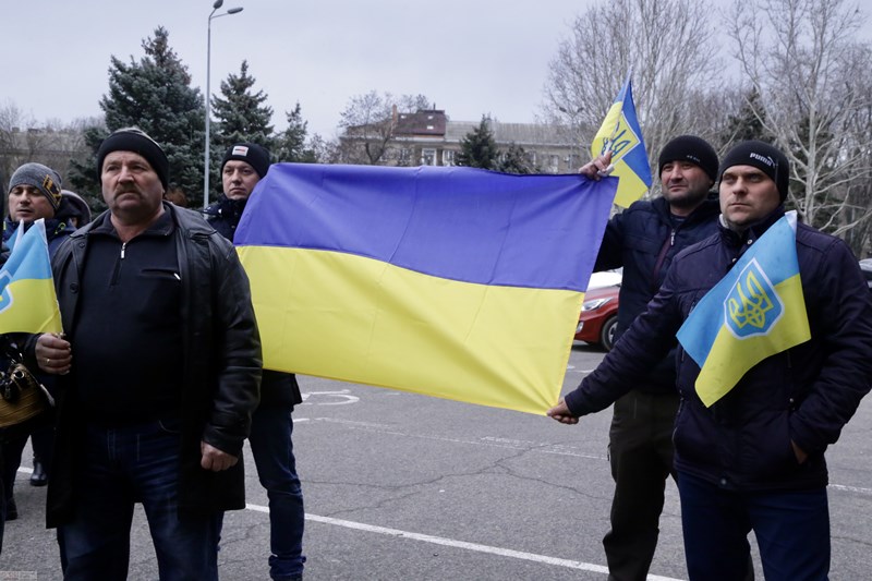В Одессе представители Тузловской ОТГ собрались на митинг - жители громады против объединения с другими селами