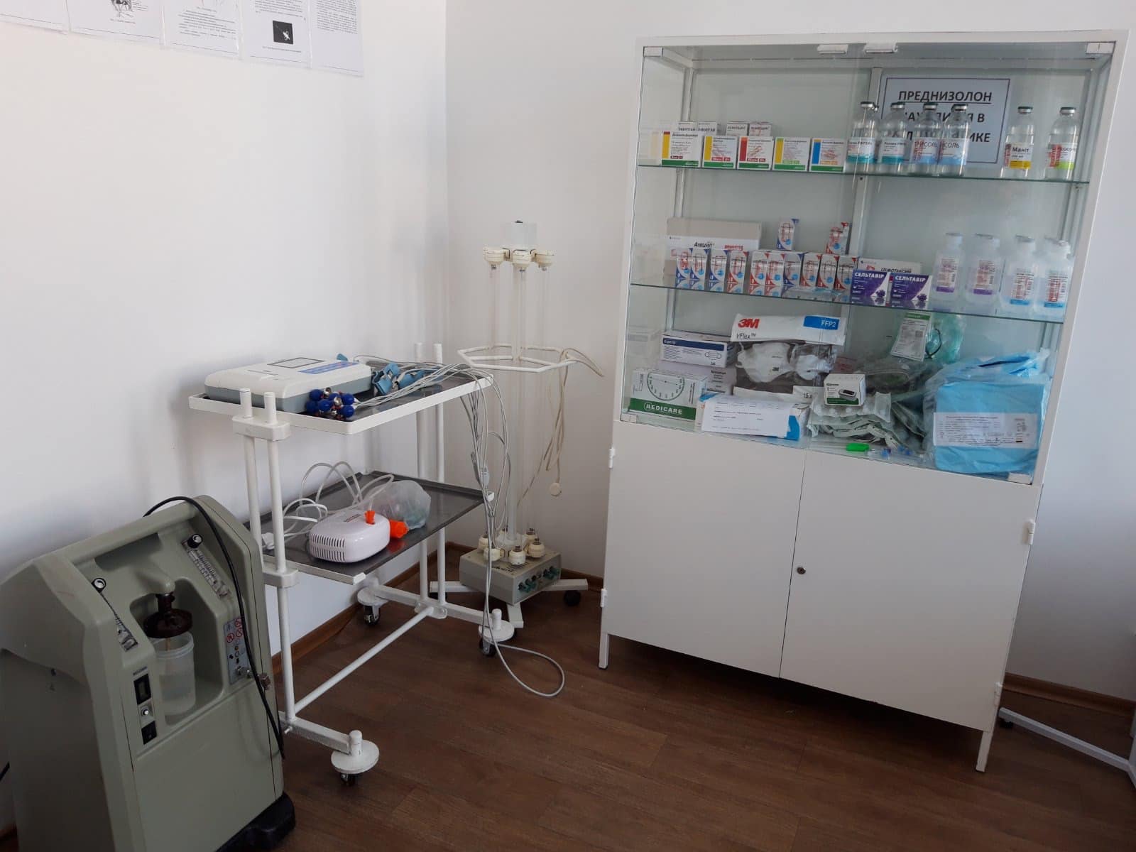 На базе Килийской больницы оснастили всем необходимым две изолированные палаты на случай коронавируса