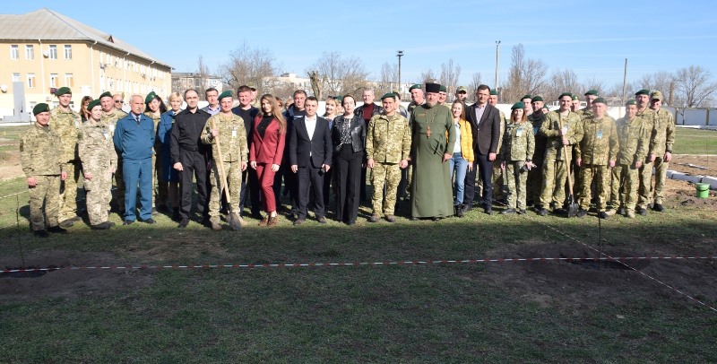 На территории Белгород-Днестровского пограничного отряда заложили "Парк защитников"