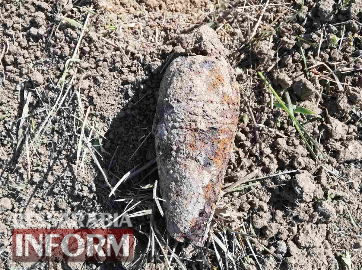 На окраине Килии нашли два снаряда времен Второй Мировой войны (фотофакт)