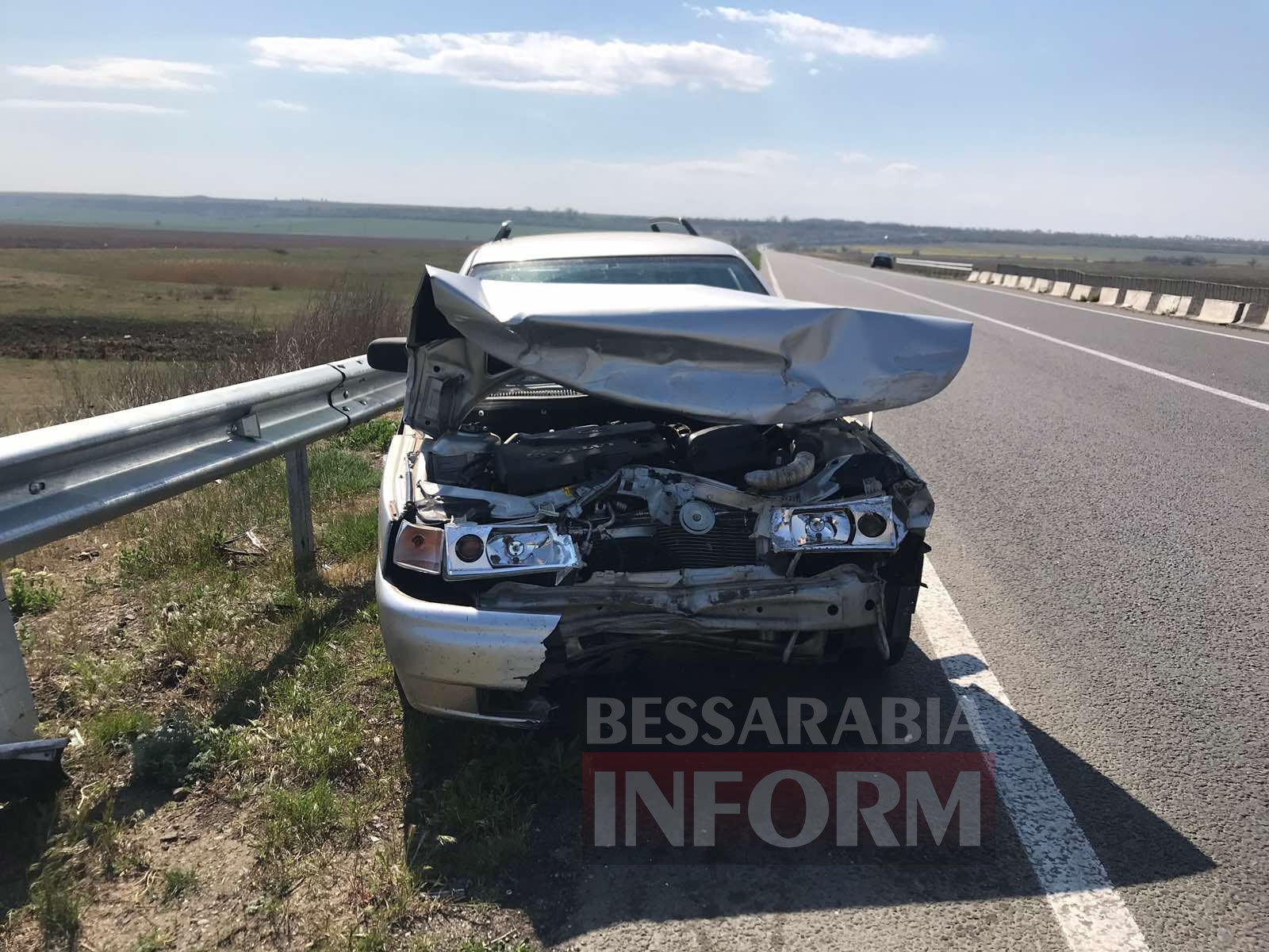 На аварийно-опасном повороте на трассе Одесса-Рены произошло очередное ДТП