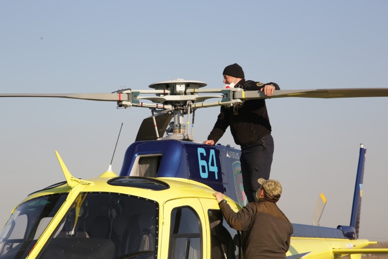 Пограничники Одесской области получили новый французский вертолет для мониторга границы с неба