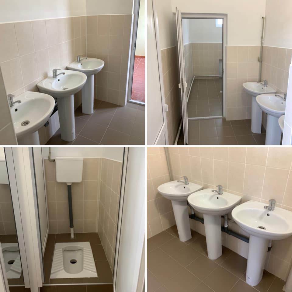 В одной из килийских школ отремонтировали туалет впервые с 1994 года
