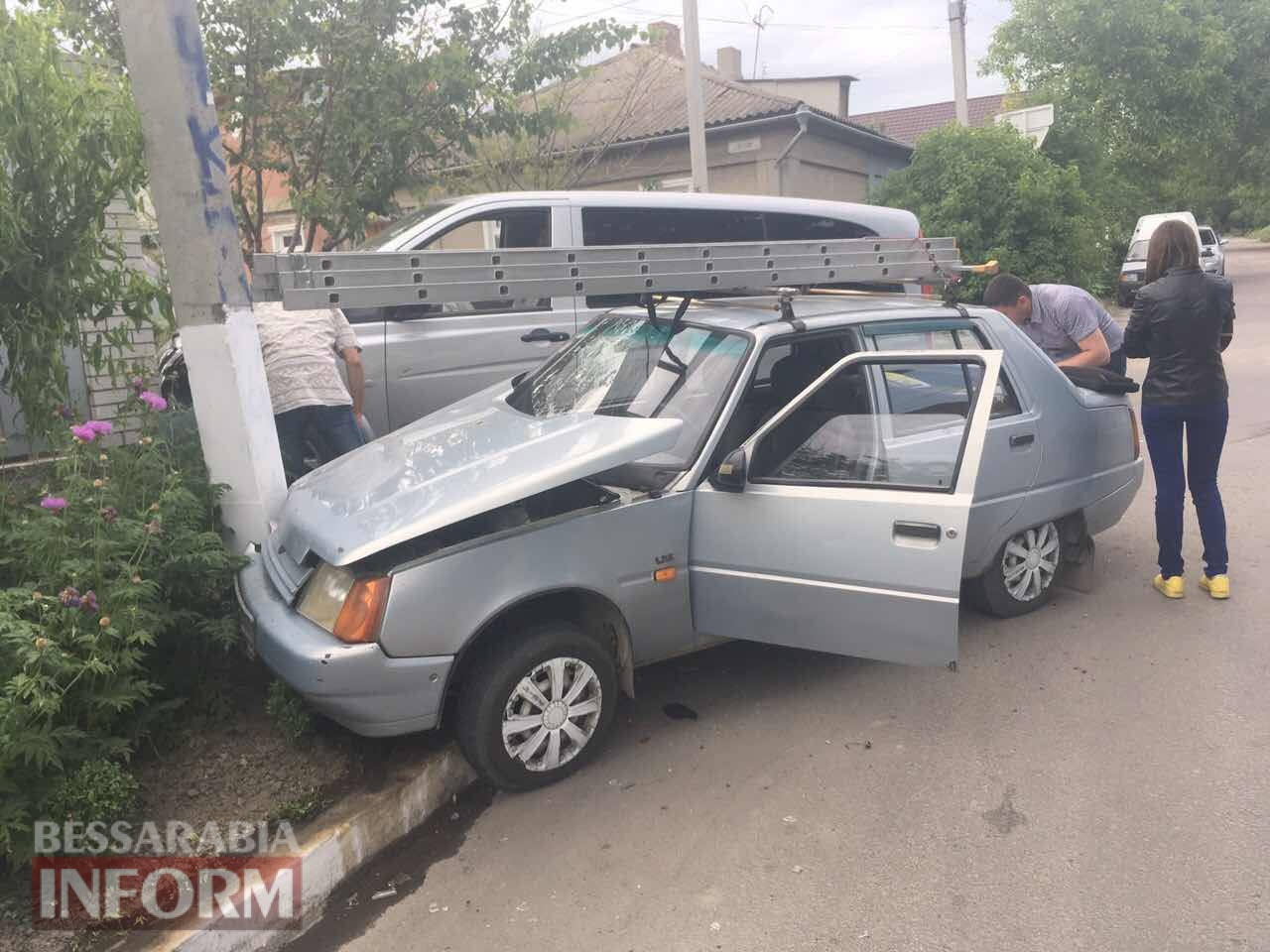 В Измаиле очередное игнорирование знака "Уступить дорогу" привело к ДТП