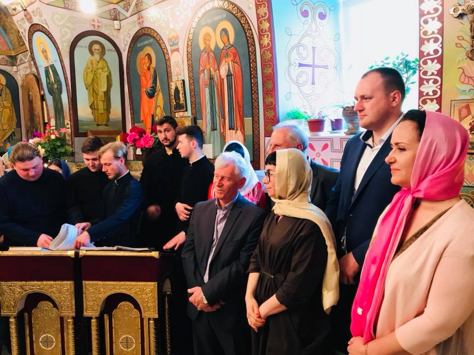 На территории Килийской центральной районной больницы в фундамент будущего храма заложили памятную капсулу