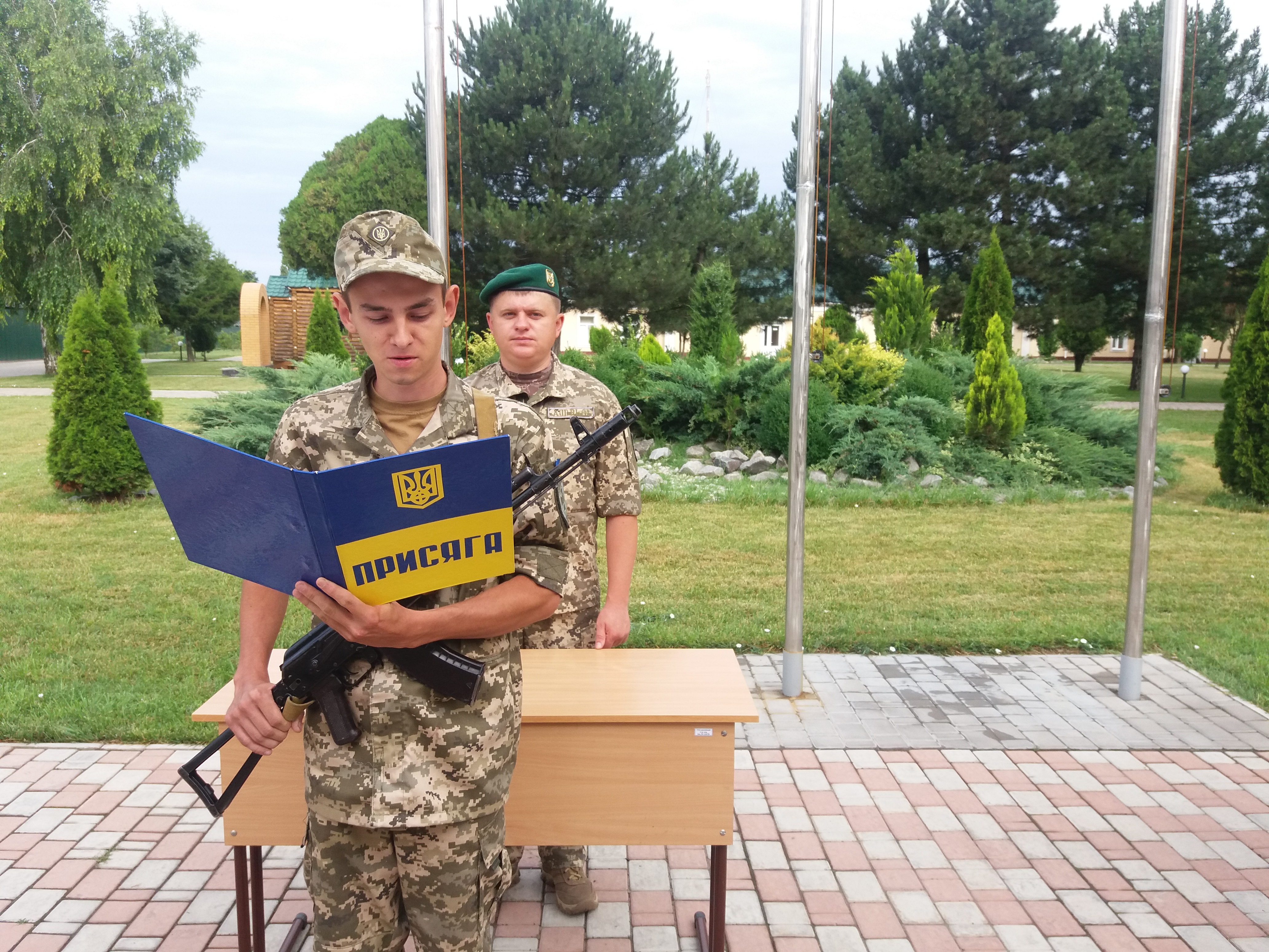 В Измаильском пограничном отряде приняли Воинскую присягу