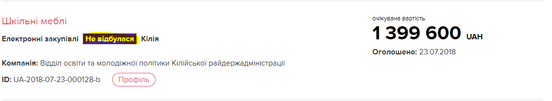 "Килийский район мог бы остаться без парт" - как и за какие средства была закуплена мебель для первоклассников