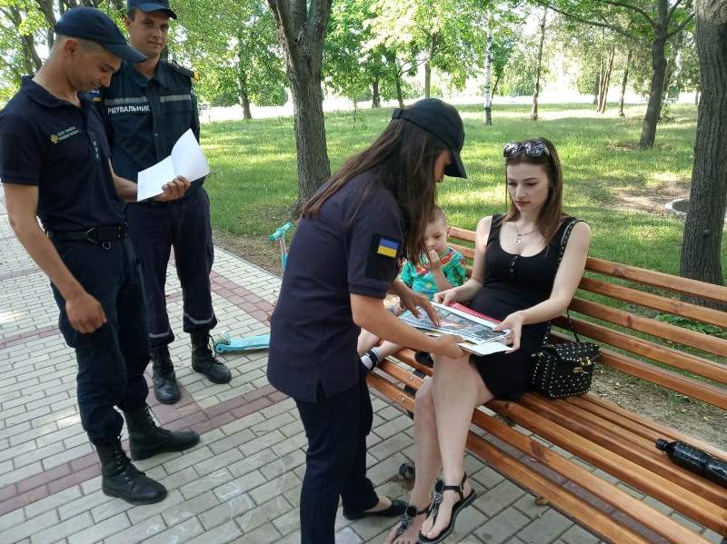 Предотвращение пожаров в природных экосистемах: спасатели Измаила провели профилактический рейд на набережной Луки Капикраяна
