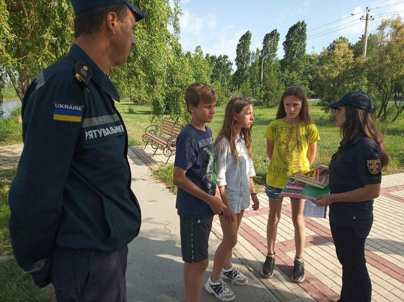 Предотвращение пожаров в природных экосистемах: спасатели Измаила провели профилактический рейд на набережной Луки Капикраяна