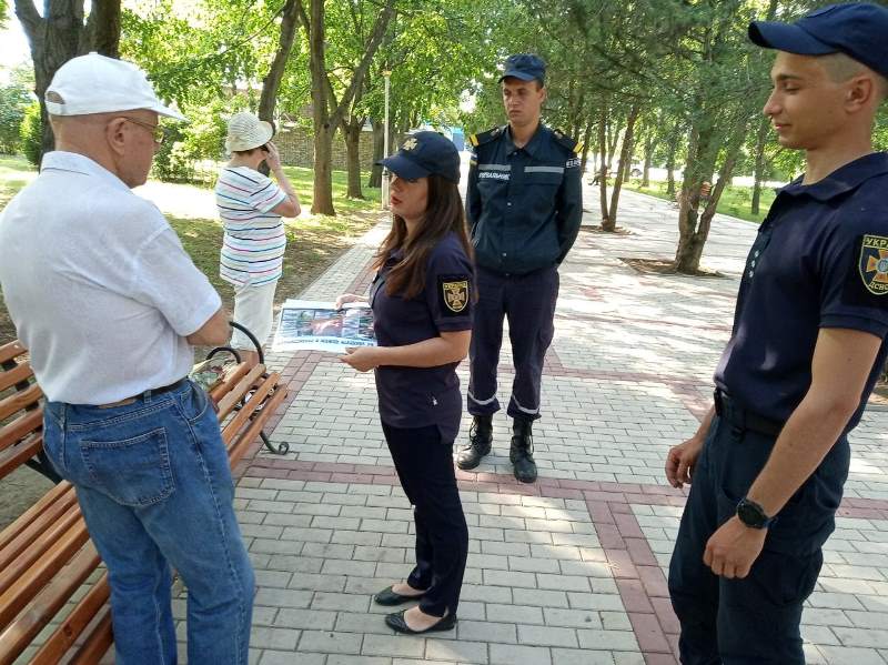 Предотвращение пожаров в природных экосистемах: спасатели Измаила провели профилактический рейд на набережной Луки Капикраяна
