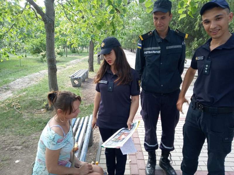 Предотвращение пожаров в природных экосистемах: спасатели Измаила провели профилактический рейд на набережной Луки Капикраяна